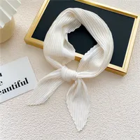 Nihaowholesale Wholesale Simple Fold Solid Color Small Square Scarf sku image 9