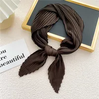 Nihaowholesale Wholesale Simple Fold Solid Color Small Square Scarf sku image 10