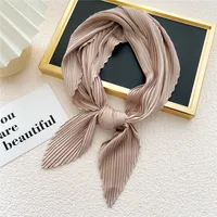 Nihaowholesale Wholesale Simple Fold Solid Color Small Square Scarf sku image 20