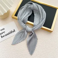 Nihaowholesale Wholesale Simple Fold Solid Color Small Square Scarf sku image 16