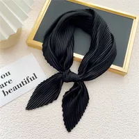 Nihaowholesale Wholesale Simple Fold Solid Color Small Square Scarf sku image 17