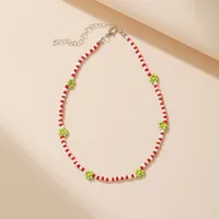 Simple Style Geometric Beaded Inlaid Pearls Women's Necklace main image 2