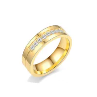 Stainless Steel 18K Gold Plated Fashion Geometric Gem main image 4
