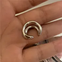 Wholesale Jewelry Simple Metal Double-layer Ear Clip Nihaowholesale main image 3