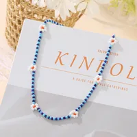 Simple Style Geometric Beaded Inlaid Pearls Women's Necklace sku image 35