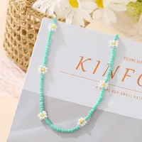 Simple Style Geometric Beaded Inlaid Pearls Women's Necklace sku image 39