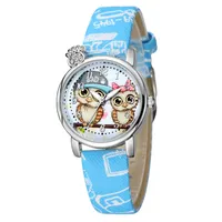 Wholesale Cute Owl Pattern Belt Children Watch Nihaowholesale main image 1