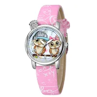 Wholesale Cute Owl Pattern Belt Children Watch Nihaowholesale main image 2