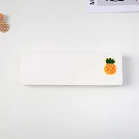 Cute Frosted Multifunctional Stationery Storage Case Wholesale Nihaowholesale sku image 3