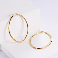 Simple Style Heart Plating Stainless Steel No Inlaid 18K Gold Plated Earrings main image 4