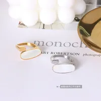 Wholesale Jewelry Fashion Geometric 304 Stainless Steel 18K Gold Plated Plating Inlaid Shell main image 2