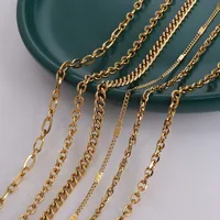 Wholesale Jewelry Fashion Geometric 304 Stainless Steel 18K Gold Plated Plating Necklace main image 1