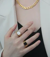 Wholesale Jewelry Fashion Heart 304 Stainless Steel Titanium Steel Shell 18K Gold Plated Plating Inlaid Shell main image 5