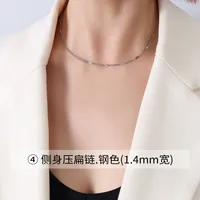 Wholesale Jewelry Fashion Geometric 304 Stainless Steel 18K Gold Plated Plating Necklace sku image 2