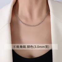 Wholesale Jewelry Fashion Geometric 304 Stainless Steel 18K Gold Plated Plating Necklace sku image 4