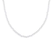 Wholesale Fashion Pearl Pendant Ot Buckle Stitching Alloy Necklace Nihaowholesale sku image 2