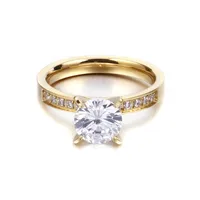 Titanium Steel 18K Gold Plated Korean Style Plating Geometric main image 1