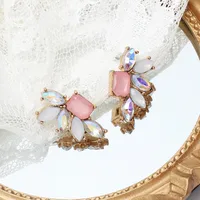 Nihaowholesale Fashion Geometric Acrylic Rhinestone Earrings Wholesale Jewelry main image 1