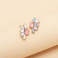 Nihaowholesale Fashion Geometric Acrylic Rhinestone Earrings Wholesale Jewelry main image 4