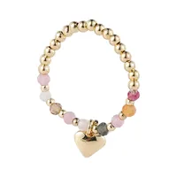 Wholesale Jewelry Crystal Pearl Beads Elastic Ring Nihaowholesale main image 5