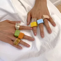 Simple Style Geometric No Inlaid Women's main image 1