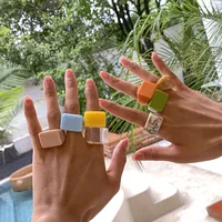Simple Style Geometric No Inlaid Women's main image 3