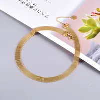 Wholesale Jewelry Heart 304 Stainless Steel Titanium Steel 18K Gold Plated Inlaid Gold Necklace main image 1