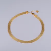 Wholesale Jewelry Heart 304 Stainless Steel Titanium Steel 18K Gold Plated Inlaid Gold Necklace main image 4