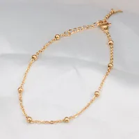 Heart 304 Stainless Steel Titanium Steel 18K Gold Plated Rose Gold Plated No Inlaid Anklet In Bulk main image 3