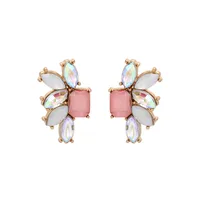 Nihaowholesale Fashion Geometric Acrylic Rhinestone Earrings Wholesale Jewelry sku image 1