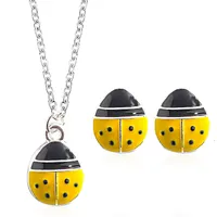Nihaowholesale Fashion Geometric Diamond Necklace Earrings Ring Combination Set Wholesale Jewelry sku image 1