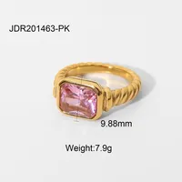 Wholesale Jewelry 304 Stainless Steel Zircon sku image 9