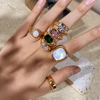Wholesale Jewelry 304 Stainless Steel Zircon main image 2