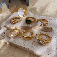 Wholesale Jewelry 304 Stainless Steel Zircon main image 3