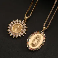 Christian Catholic Virgin Mary Pendant Necklace Wholesale Nihaowholesale main image 1