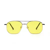 Simple Fashion Metal Double Beam Solid Color Sunglasses Wholesale Nihaowholesale main image 4