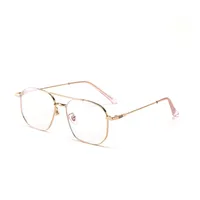 Simple Fashion Metal Double Beam Solid Color Sunglasses Wholesale Nihaowholesale sku image 3