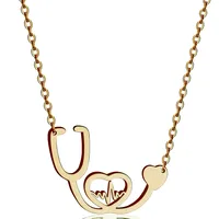 Wholesale Jewelry Fashion Titanium Steel Plating Pendant Necklace main image 1