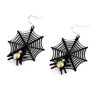 Halloween Skull Pumpkin Lantern Bat Earrings Wholesale Nihaowholesale main image 5