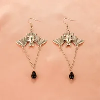 Halloween Skull Pumpkin Lantern Bat Earrings Wholesale Nihaowholesale sku image 11