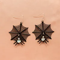 Halloween Skull Pumpkin Lantern Bat Earrings Wholesale Nihaowholesale sku image 7