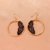 Halloween Skull Pumpkin Lantern Bat Earrings Wholesale Nihaowholesale sku image 9