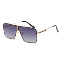 Fashion One Piece Big Square Box Sunglasses Wholesale sku image 1