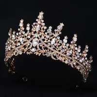 New Retro Luxury Full Diamond Alloy Crown Wedding Dress Wholesale Nihaowholesale main image 1