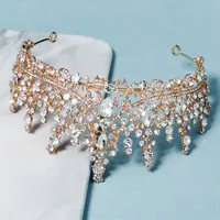 New Retro Luxury Full Diamond Alloy Crown Wedding Dress Wholesale Nihaowholesale main image 3