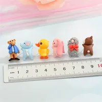 Cartoon Brown Bear Elephant Resin Earrings Wholesale Nihaowholesale main image 3