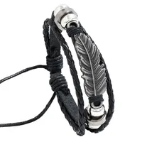 Fashion Geometric Pu Leather No Inlaid Unisex Bracelets main image 1