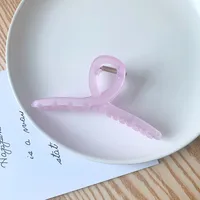 Grip Frosted New Hairpin Back Head Large Transparent Hair Claw Shark Clip Hairware Hairpin Hair Clip Female Summer sku image 3