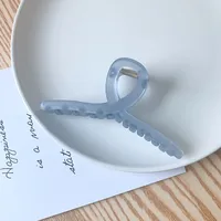 Grip Frosted New Hairpin Back Head Large Transparent Hair Claw Shark Clip Hairware Hairpin Hair Clip Female Summer sku image 5