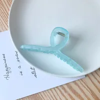 Grip Frosted New Hairpin Back Head Large Transparent Hair Claw Shark Clip Hairware Hairpin Hair Clip Female Summer sku image 6